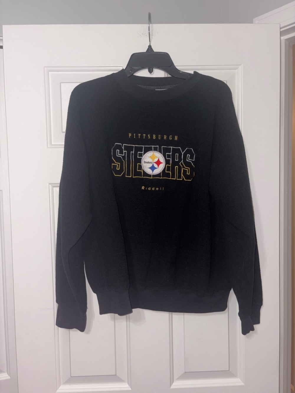 Pittsburgh Steelers Black Crewneck Sweatshirt